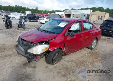 2014 Nissan Versa 1.6 S+ from USA, damaged, VIN 3N1CN7AP6EL847346